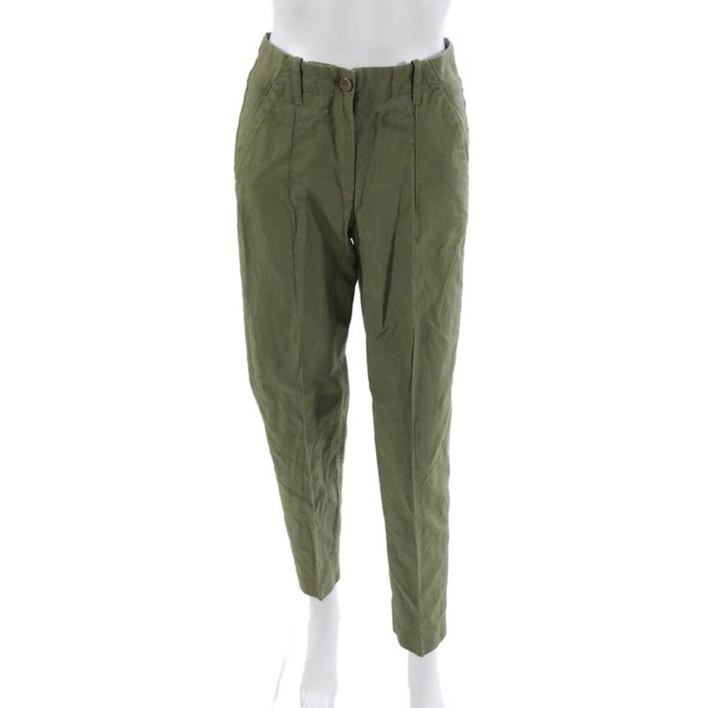 APC Unisex Chino Pants Green Cotton Military Inseam 28 Size 36